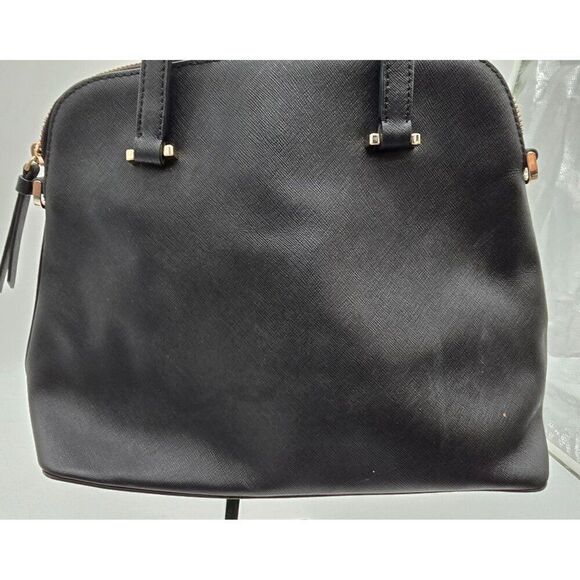 Kate Spade Black Leather Handbag - Zip Closure & Dual Handles - Picture 3 of 8